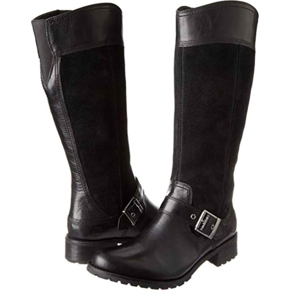Timberland Shoes - TIMBERLAND Women's Earthkeepers Bethel Tall Leather Suede Black Boots Size 8